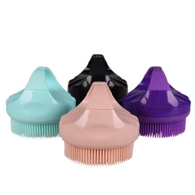 Brosse de douche en Silicone pour le corps, le visage et le corps court, épurateur de Massage exfoliant pour la peau